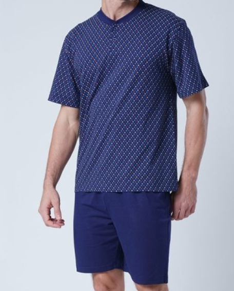 Pigiama Uomo Corto Serafino Fancy